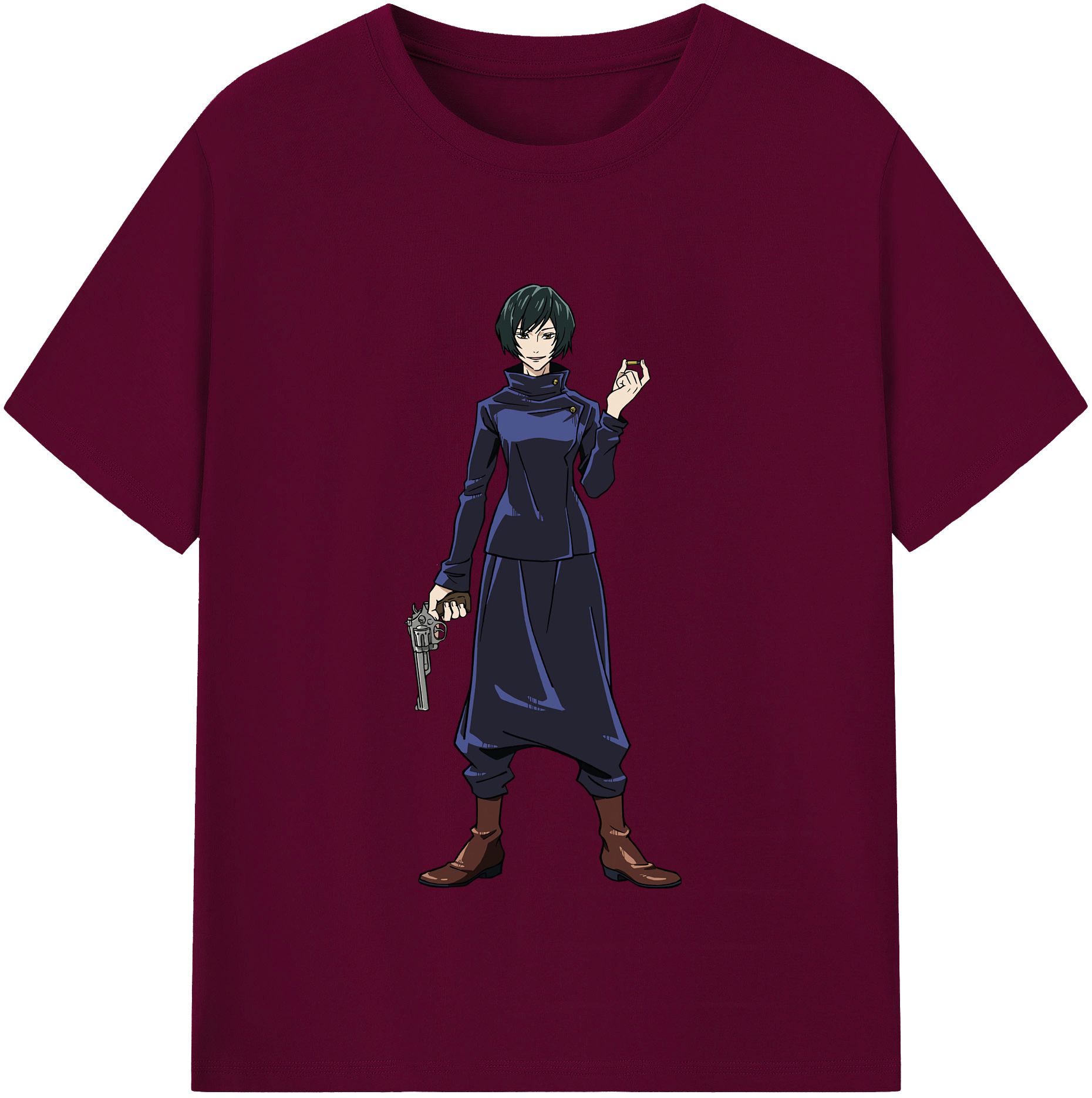 （画像用） 呪術廻戦 Jujutsu Kaisen レディースカジュアルプリントTシャツ（綿100％）